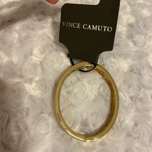 Vince Camuto Ladies Gold Tone Pave Diamond Stretch Bracelet - 8" - Picture 5 of 7